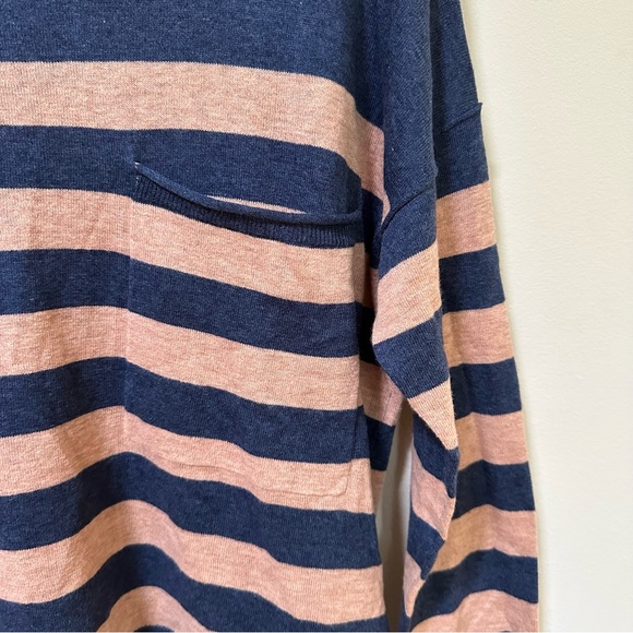 Madewell Lightweight Pocket Pullover Sweater in Stripe size XS - Picture 4 of 9